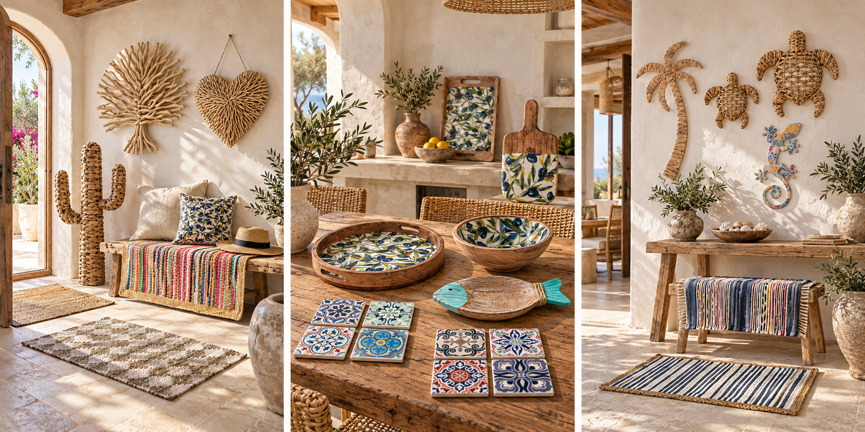 AI-generated lifestyle image of the collection at home