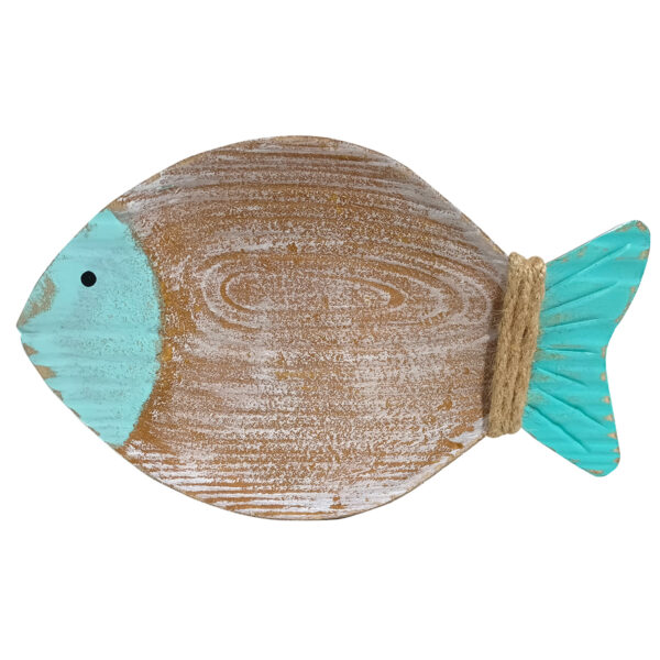 Fish-shaped MDF tray, 20.5 cm