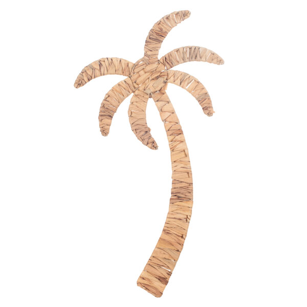 Water hyacinth palm tree wall decoration