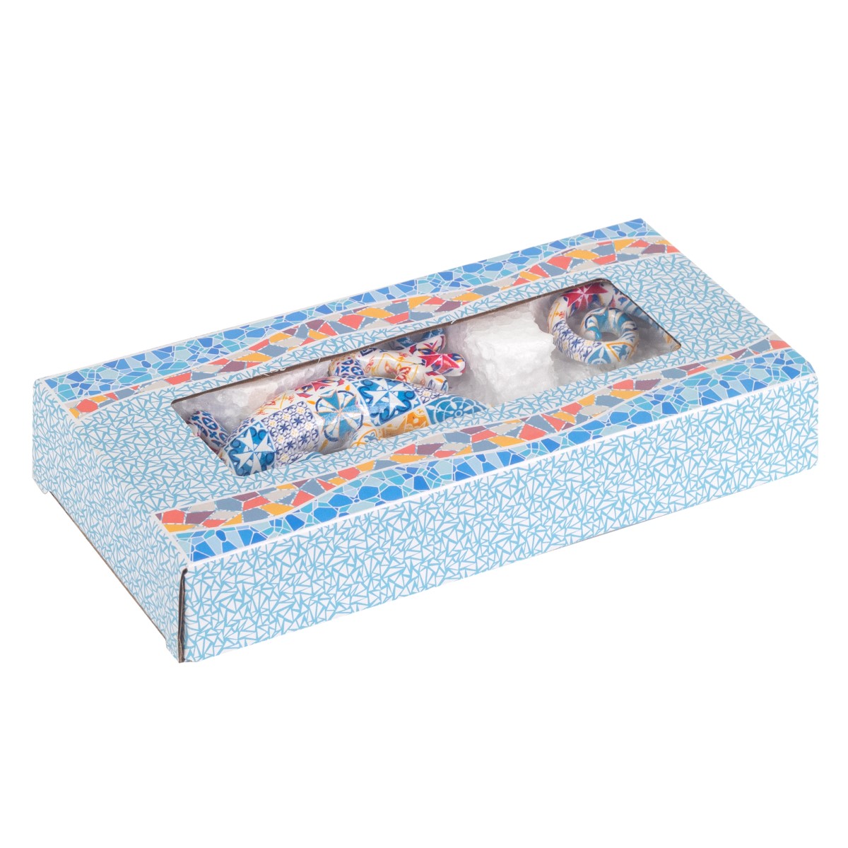 Synthetic resin lizard with tile pattern – 16 cm - Image 3