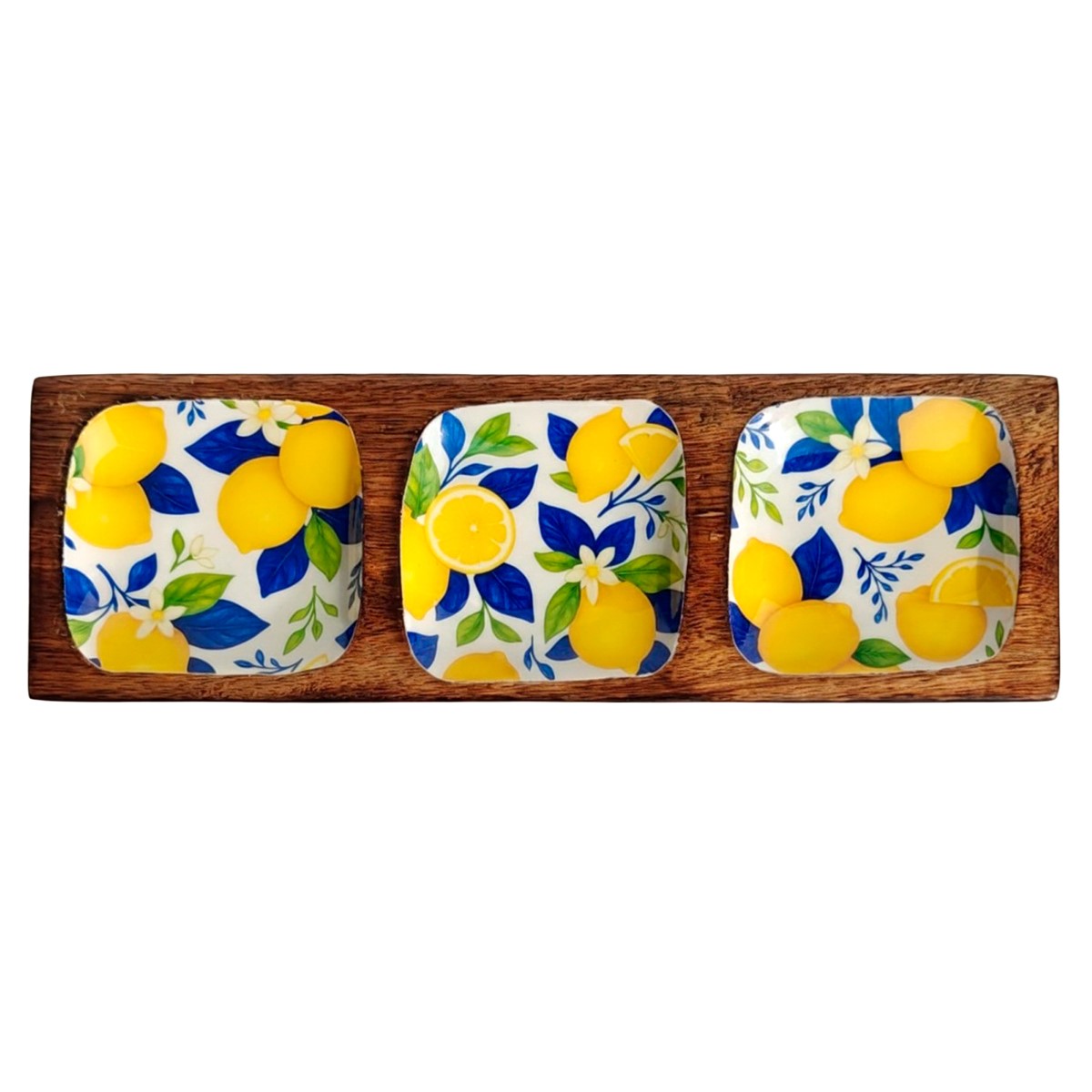 Dish with lemon motif, 30.50 × 9.50 cm - Image 3