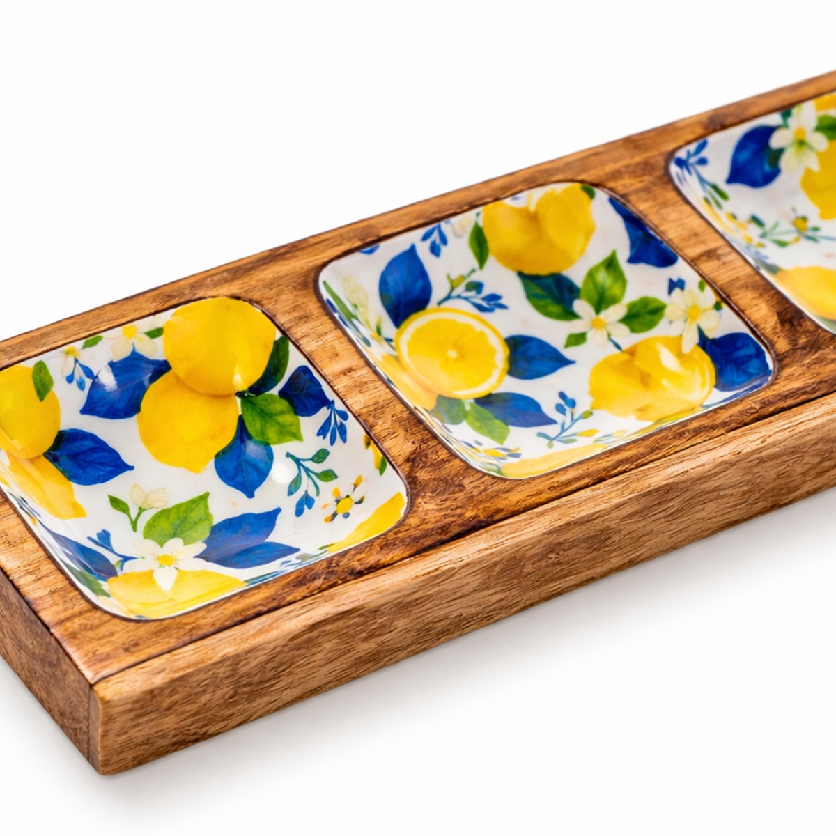 Dish with lemon motif, 30.50 × 9.50 cm - Image 4